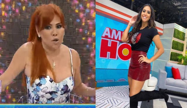 Melissa Paredes se alejó de América hoy tras su ampay y nunca más volvió a pisar el set de dicho programa. Foto: captura/ATV, Melissa paredes/Instagram