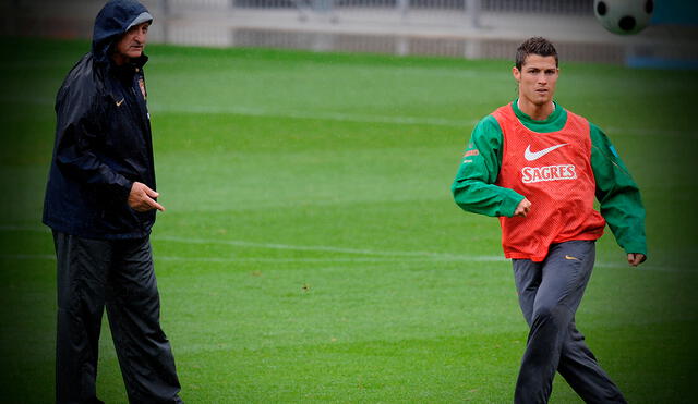 Scolari dirigió a la selección portuguesa de Cristiano Ronaldo del 2003 al 2008. Foto: composición/ AFP