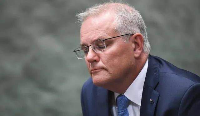 “Lo siento, señora Higgins, por las cosas terribles que pasaron aquí", dijo el primer ministro australiano, Scott Morrison. Foto: EFE