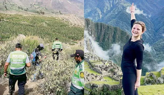 Más de 25 agentes policiales Alta Montaña han emprendido la búsqueda de la joven. Foto: La República y Facebook