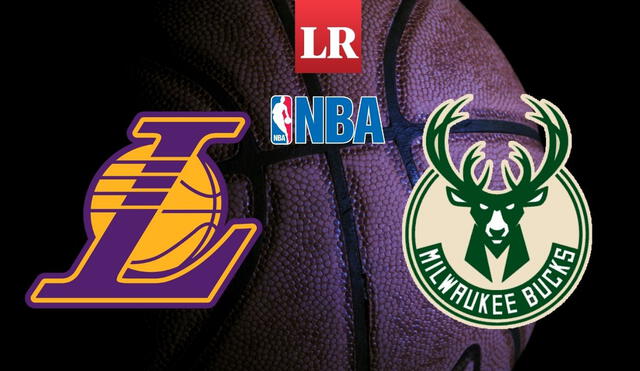 Los Angeles Lakers recibe a los Milwaukee Bucks por una nueva fecha de la NBA. Foto: Composición LR.
