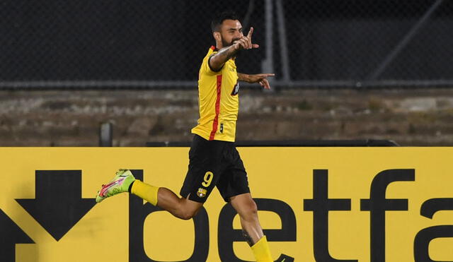 Gonzalo Mastriani disputa su segunda temporada con Barcelona SC. Foto. Copa Libertadores