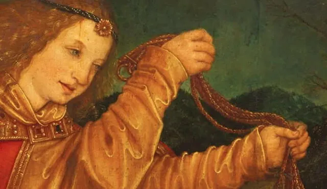El cuadro con la representación de un ángel fue pintado en 1520. Foto: Artapaugée