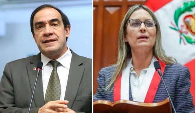 Yohny Lescano recomienda a María del Carmen Alva y a la bancada de Acción Popular que apoyen al Gobierno de Pedro Castillo para que el Perú salga por buen camino. Foto: composición/La República