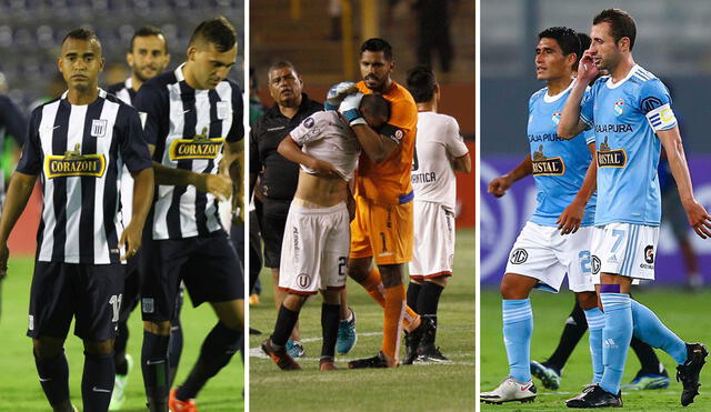 Alianza Lima y Sporting Cristal jamás superaron la fase previa de la Libertadores, mientras que Universitario lo logró solo una vez. Foto: composición GLR/EFE