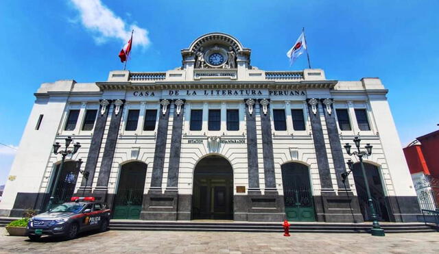 Se podrá visitar la Casa de la Literatura de martes a domingo de 10.00 a. m. a 7.00 p. m. Foto: Andina