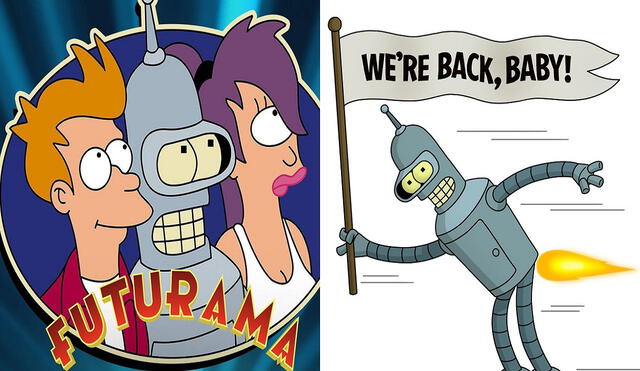 Futurama llegó por primera vez a la TV en 1999 y desde entonces se ha convertido en el programa favorito de miles de fans. Foto: composición/difusión/HULU