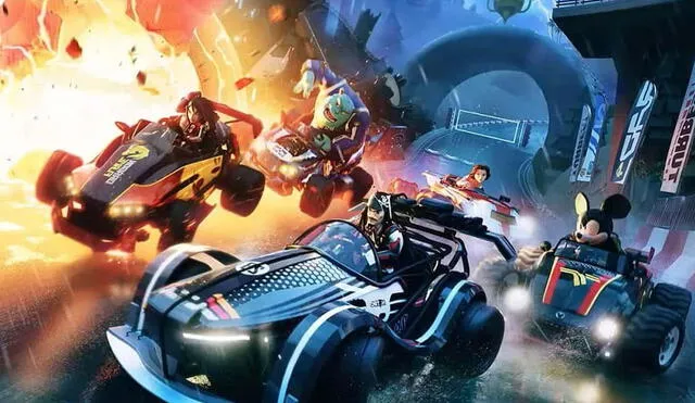 Este nuevo juego de carreras al estilo Mario Kart tendrá como pilotos a los héroes de las películas de Disney y Pixar. Foto: Nintendo