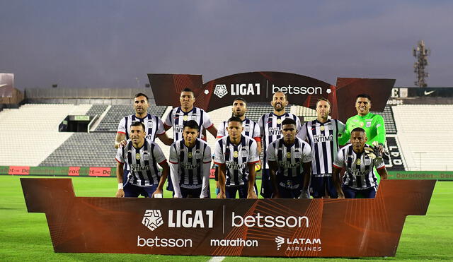 Así alineó Alianza Lima en la fecha 1 de la Liga 1 Betsson 2022. Foto: LFP