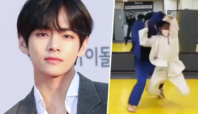 Estrella del k-pop Taehyung de BTS compartió rutina de judo en Instagram. Foto: composición La República / Hybe / Instagram @thv