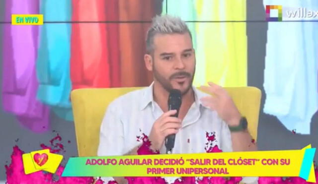 Adolfo Aguilar contó cómo decidió hablar de su homosexualidad. Foto: captura de Willax