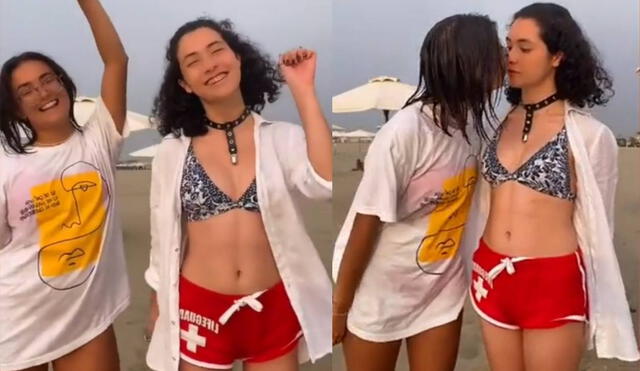 Merly Morello y Daniela Olaya demuestran su amistad en divertido video de Tiktok. Foto: composición/ Instagram