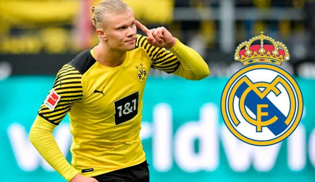 Haaland tiene contrato con el Borussia Dortmund hasta mediados del 2024. Foto: composición EFE