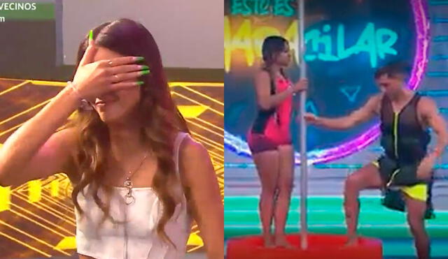 Luciana Fuster realizó pedido inesperado a la producción para que detengan el juego. Foto: captura América TV.