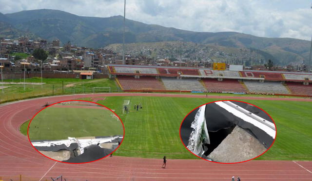 La infraestructura del Estadio Huancayo tiene aproximadamente 50 años. Foto: composición Liga 1/Canal N