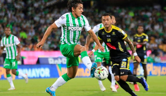 Atlético Nacional vs. Alianza Petrolera se fueron al descanso sin goles. Foto: Atlético Nacional