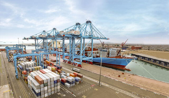 BCRP. Los términos de intercambio continuaron su expansión iniciada en 2020, en un contexto de mejora de las cotizaciones de productos mineros, hidrocarburos y café. Foto: APM Terminals