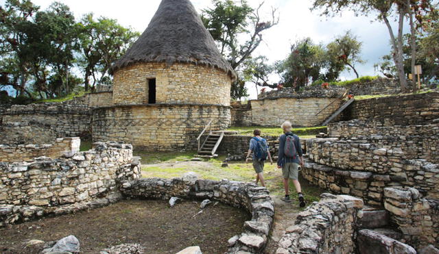 El complejo arqueológico de Kuelap recibe a cientos de visitantes cada mes. Foto: Andina.