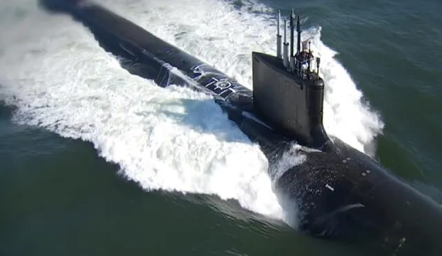 Rusia informó que se trata de un submarino de la Marina de Guerra de EE. UU. de la clase Virginia. Foto: referencial/difusión