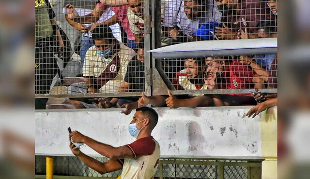 Alex Valera lleva dos goles en Universitario en la presente temporada. Foto: Twitter @Santitorres18