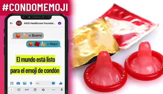 Bajo el lema “El mundo está listo para un Emoji de condón”, se ha iniciado una campaña para que se diseñe este imagen del dispositivo sexual. Foto: composición LR / condonemoji