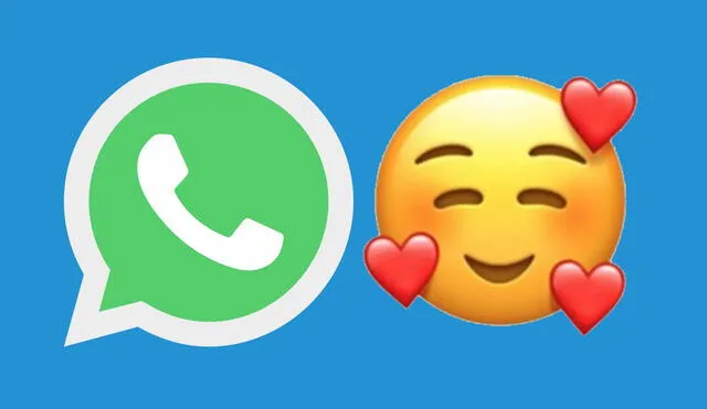 Este emoji de WhatsApp está disponible en iOS y Android. Foto: composición LR