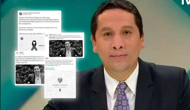 El último trabajo de Robert Malca fue como periodista de TV Perú Deportes. Foto: composición GLR