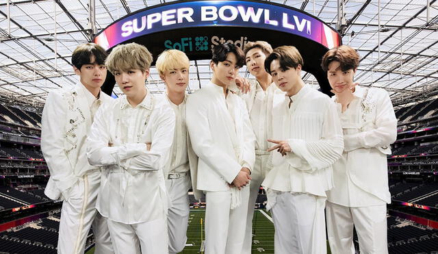 BTS estará presente en la edición 56 del Super Bowl 2022. Foto: composición LR/Hybe/agencia