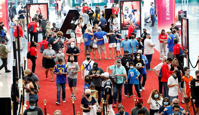 Vive la antesala del Super Bowl 2022. Foto: EFE.