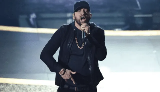 El rapero estadounidense Eminem deleitó a los espectadores de Super Bowl 2022. Foto: Penn Live