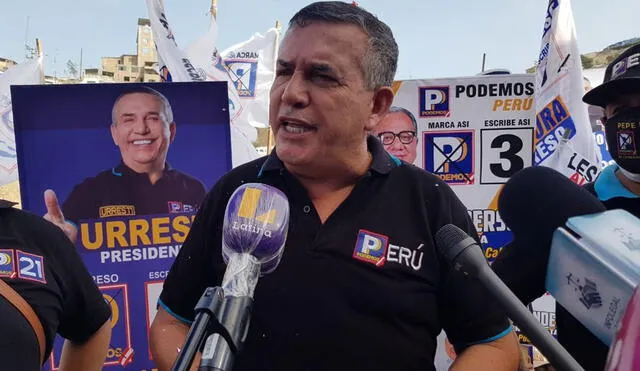 Daniel Urresti lleva ventaja en la intención de voto para ser elegido como alcalde de Lima en las próximas elecciones municipales. Foto: Mary Luz Aranda/URPI-LR