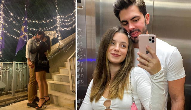 "Me haces desbordar", escribió Thaísa Leal a su pareja. Foto: composición Instagram