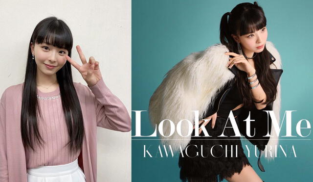 "Look at me" es el primer proyecto como solista de Kawaguchi Yurina. Foto composición: Instagram
