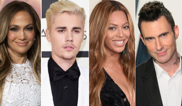 Artistas como Beyoncé, Ben Affleck y Justin Bieber nunca dejaron de creer en el amor. Foto: composición AFP