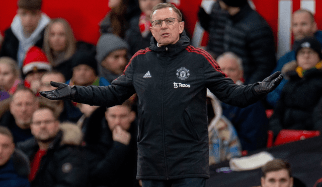 Rangnick se refirió a las posibilidades de Manchester United en la Premier League. Foto: EFE