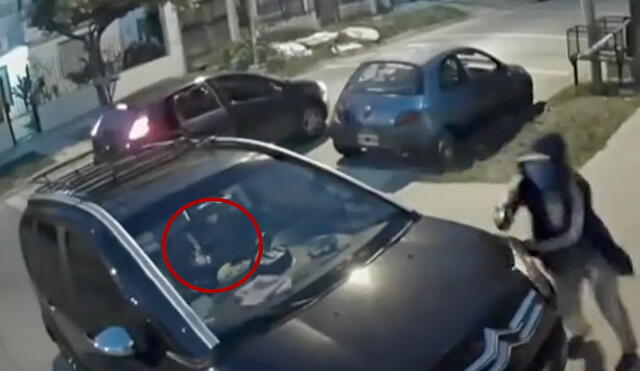 El suceso ocurrió en La Matanza. Foto: captura de video