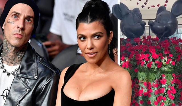 Kourtney Kardashian compartió el extravagante regalo que le hizo Travis Barker. Foto:Kourtney Kardashian/Instagram