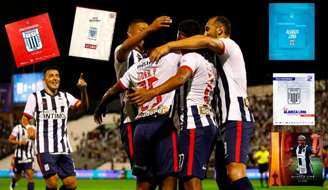 Los clubes nacionales saludaron a Alianza Lima por su aniversario. Foto: Composición Alianza Lima/Twitter.