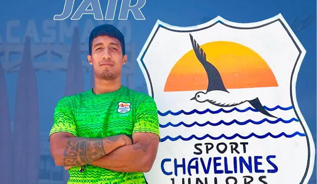 Jair Córdova fue anunciado como delantero del equipo pacasayino. Foto: Sport Chavelines