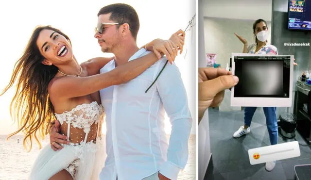 Mario Hart y Korina Rivadeneira decidieron celebrar la próxima llegada de su heredero y emprendieron un viaje a Miami. Foto: composición Instagram