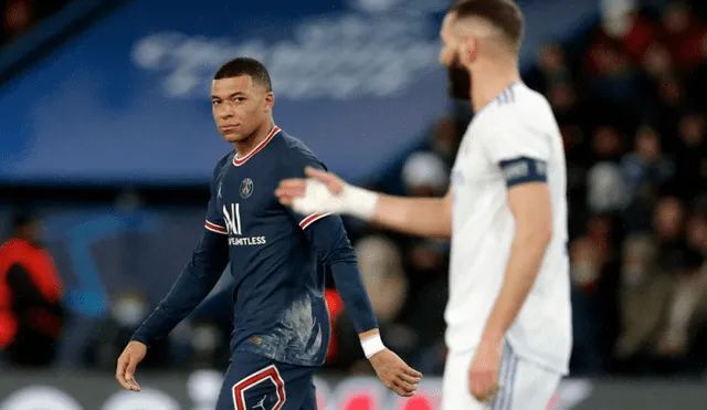 Kylian Mbappé anotó el gol de la victoria del PSG sobre el Real Madrid en la Champions. Foto: EFE