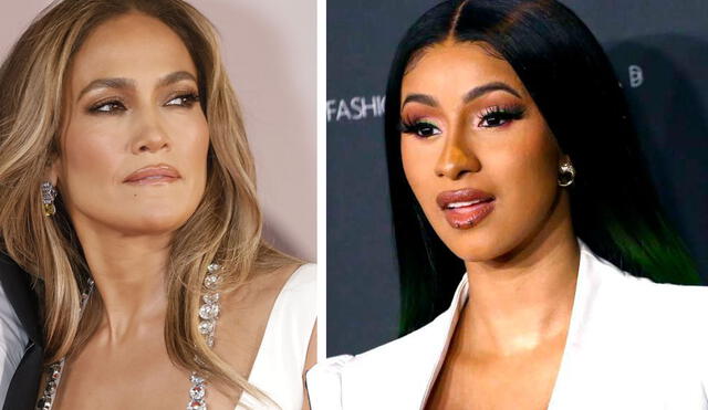 Cardi B no respondió al saludo de JLO en el Super Bowl 2022. Foto: Cardi B/JLO/Instagram