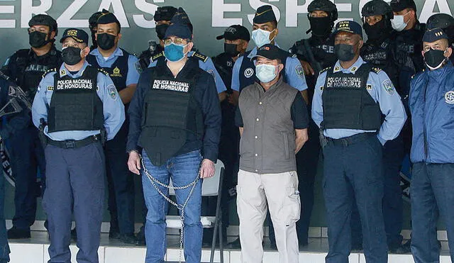 Despliegue. Fuerzas del orden hondureñas lograron importante captura con la DEA. Foto: AFP
