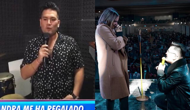 Deyvis Orosco y Cassandra Sánchez se convirtieron en padres en noviembre del 2021. Foto: composición/ captura de América TV/ Instagram