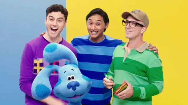 Steve, Joe y Josh son los tres dueños que ha tenido Blue. Foto: Nickelodeon