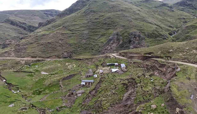 Las familias damnificadas tendrán que se reubicadas. Foto: GORE Cusco