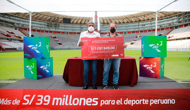 Julio Rivera marca historia en el Instituto Peruano del Deporte. Foto: IPD