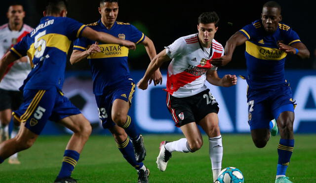 El clásico River Plate vs. Boca Juniors no llegará a contar con el uso del VAR. Foto: AFP