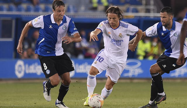 Real Madrid se medirá con Alavés en el Santiago Bernabéu por la liga española. Foto: AFP