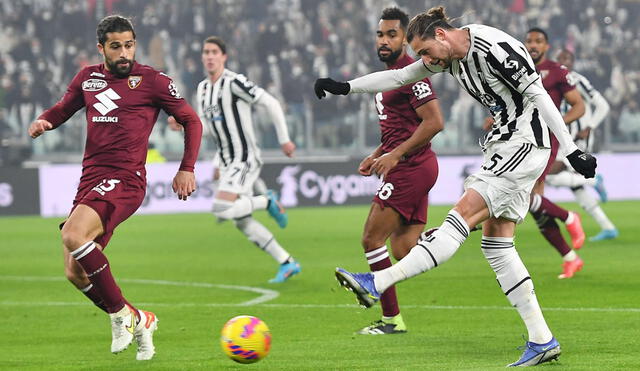 El partido se llevó a cabo en el Juventus Stadium. Foto: EFE